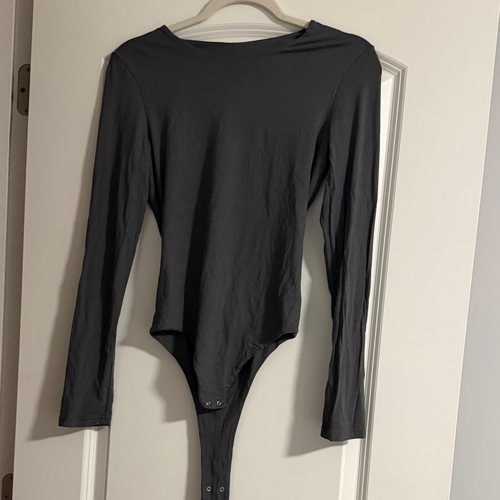 Long Sleeve Black Bodysuit